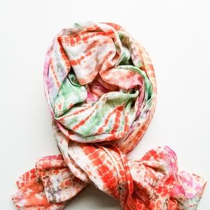 Cotton Voile tie dye Scarf/Shawl